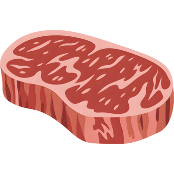 Illustration of Raw Steak png