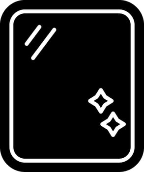 Handheld Vanity Beauty Mirror vector