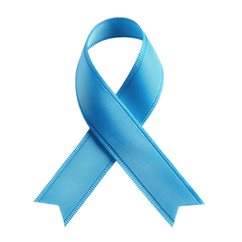 3d icon of a light blue awareness ribbon, representing support various causes, a transparent background png