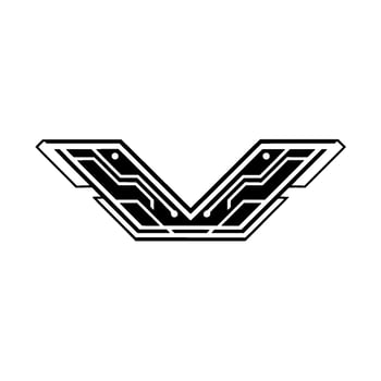 Abstract Circuit Board , Modern Tech , Black and White vector