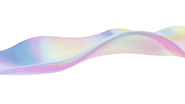 Colorful abstract wave design vector