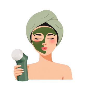 Clay Mask And Facial Steamer Art png