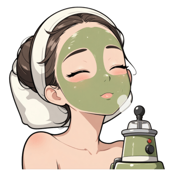 Face Mask Routine Spa Relaxation png