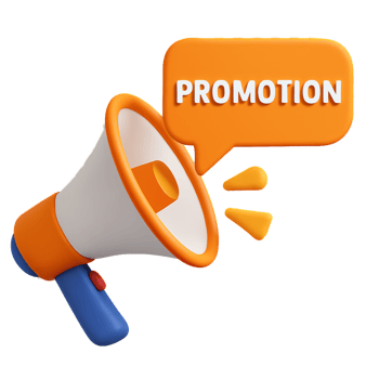 3D Simple Megaphone Icon Design for Promotion and Advertising Use png