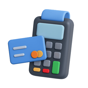 Simple 3D Payment System Icon for Digital Transactions and Commerce png