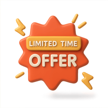Attention-Grabbing Limited Time Offer Badge for Promotions png