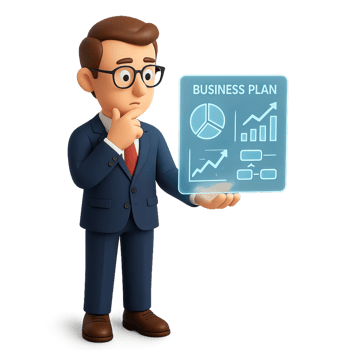 Business Analysis with Holographic Display Concept for Presentations png