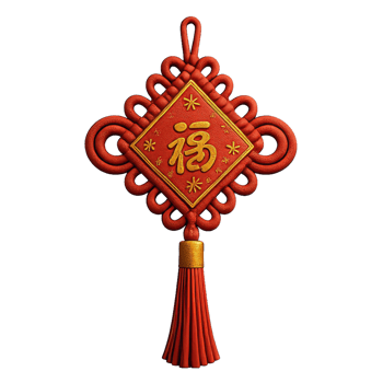 Lucky Knot Decoration for Festive Occasions and Celebrations png