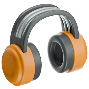 Welding Earmuffs 3D Illustration png