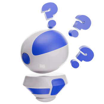 Robot Confused 3D Illustration png