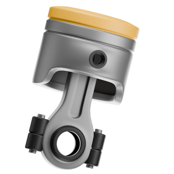 Car Piston 3D Illustration png