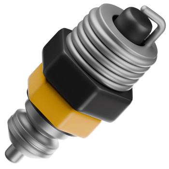 Car Spark Plug 3D Illustration png