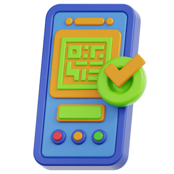 Cashless Payment 3D Illustration png
