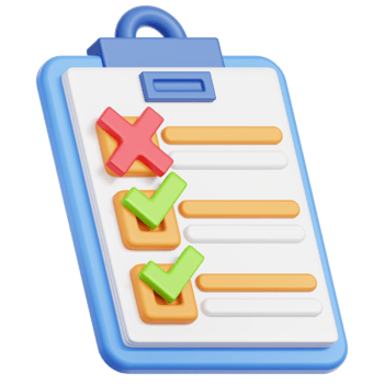 Customer Survey 3D Illustration png