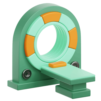 CT Scanner 3D Illustration png