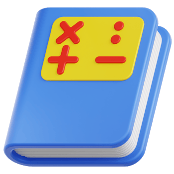 Math Book 3D Illustration png
