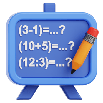 Maths 3D Illustration png