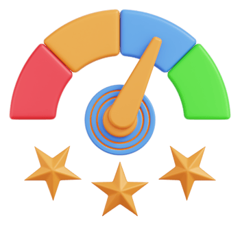 Customer Gauge 3D Illustration png