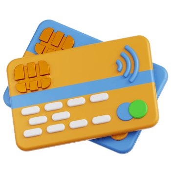 Credit Card 3D Illustration png