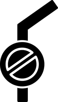 Straw-Free Lifestyle Movement Emblem vector