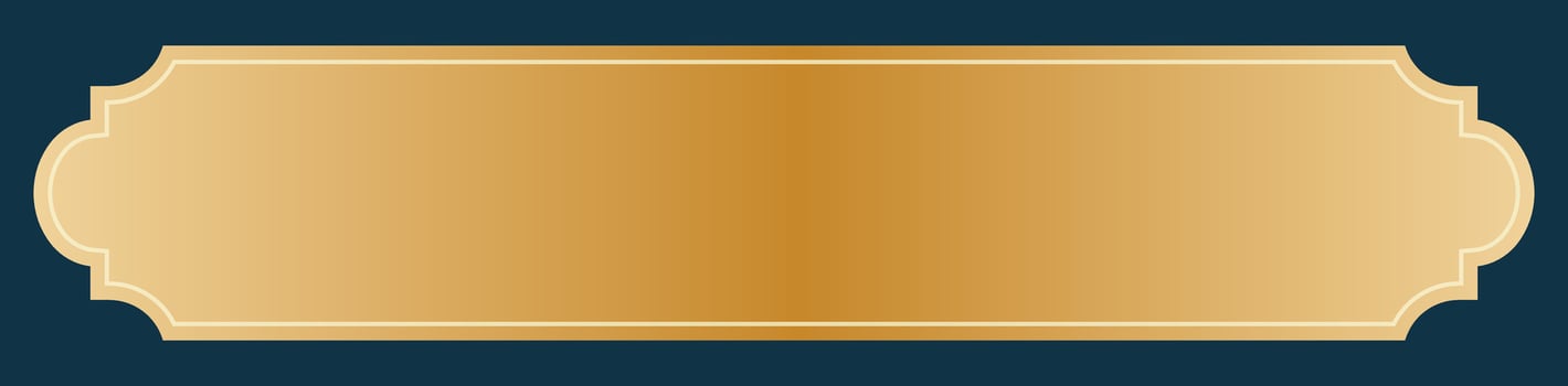 Vintage Gold Label Banner on Dark Background vector