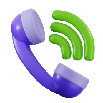 A phone with a green and purple cord png