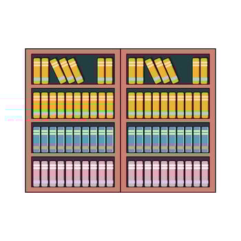 illustration of Library vector