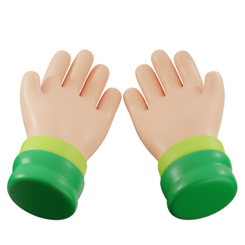 cartoon hands design for kids png
