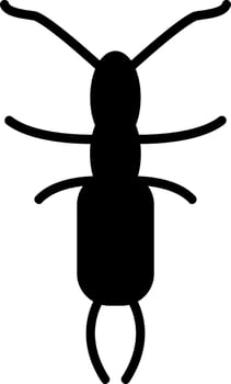 Pincer Tailed Earwig vector
