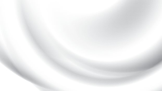 Abstract white and gray color with curve lines and dot pattern, halftone effect, eps 10 vector