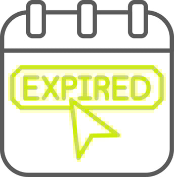Expired Clean Frame Graphic vector