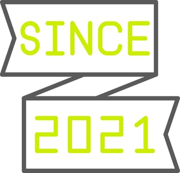 2021 Simple Web Tag vector