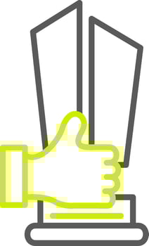 Trophy Cup Hybrid Form vector