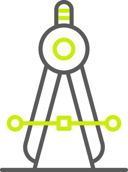 Compass Streamlined App Object vector