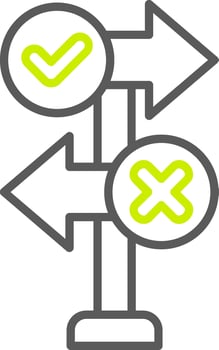 Direction Polished Tech Badge vector