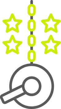 Gong Soft Tone Graphic vector