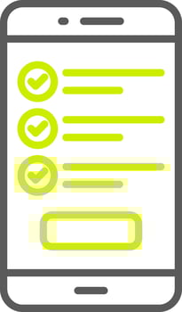 Checklist Dynamic Web Graphic vector