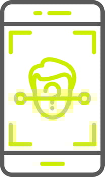 Face Id Optimized Visual Mark vector