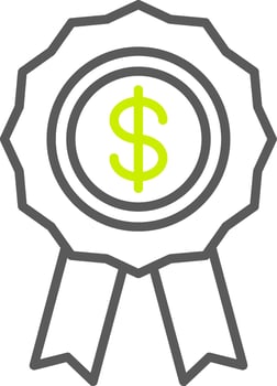 Casino Medal Custom Visual Mark vector