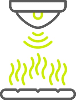Smoke Detector Optimized Creative Piece vector