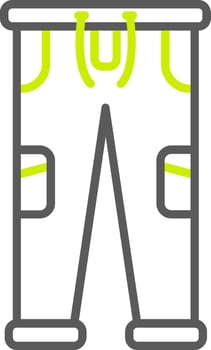 Pants Subtle Interface Detail vector