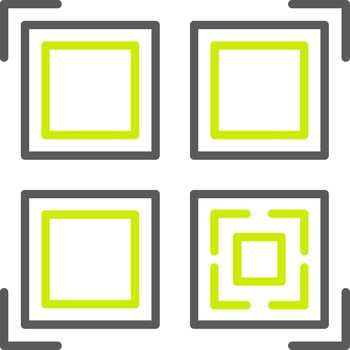 Qr Code Scan Versatile Line Drawing vector