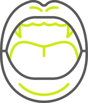 Mouth Dynamic UI Symbol vector