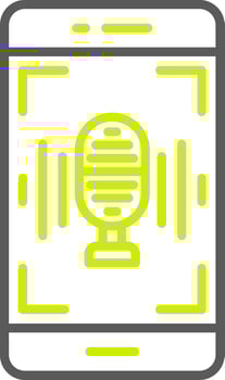 Voice Recognition NextGen Design Token vector
