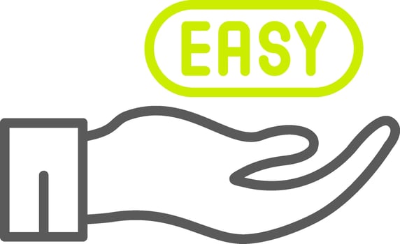 Easy Smart Tech Badge vector