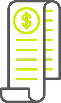 Receipt Optimized Creative Piece vector