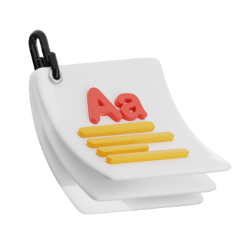 Sticky notes 3d icon illustration. png