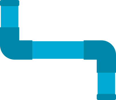 Blue PVC pipe line joint connection water png