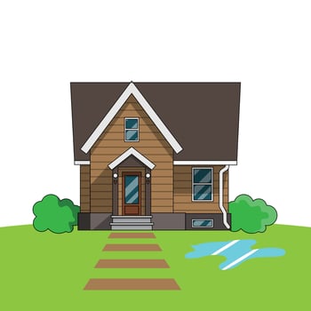 American Cottagecore Illustration vector
