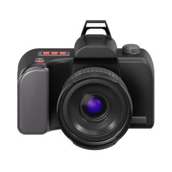 3d dslr camera illustration png